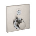 Hansgrohe 15762821 Axor ShowerSelect Square Thermostatic 1 Function Trim Brushed Nickel 1