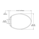 TOTO SS20411 Oval SoftClose Toilet Seat Elongated 2
