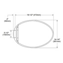 TOTO SS20412 Oval SoftClose Toilet Seat Elongated 3