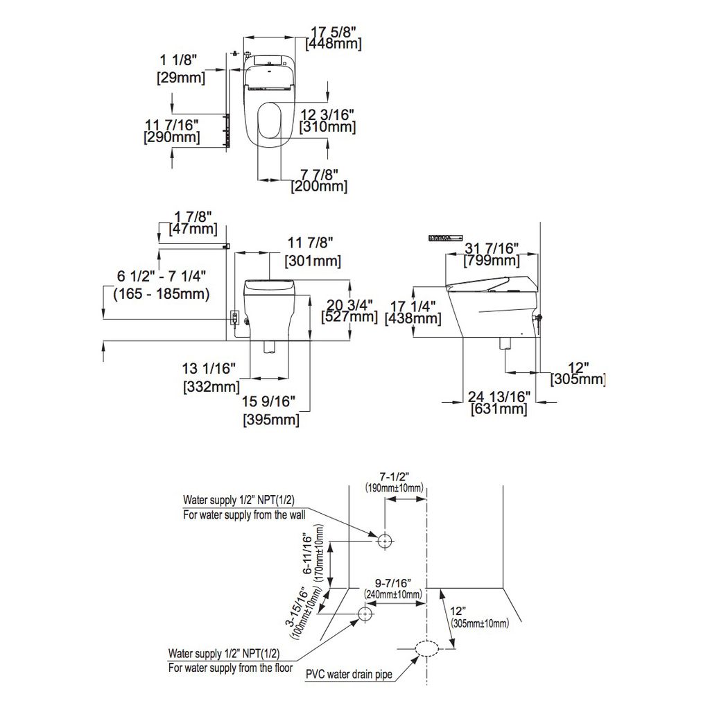 TOTO MS992CUMFG Neorest 700H Dual Flush Toilet 2