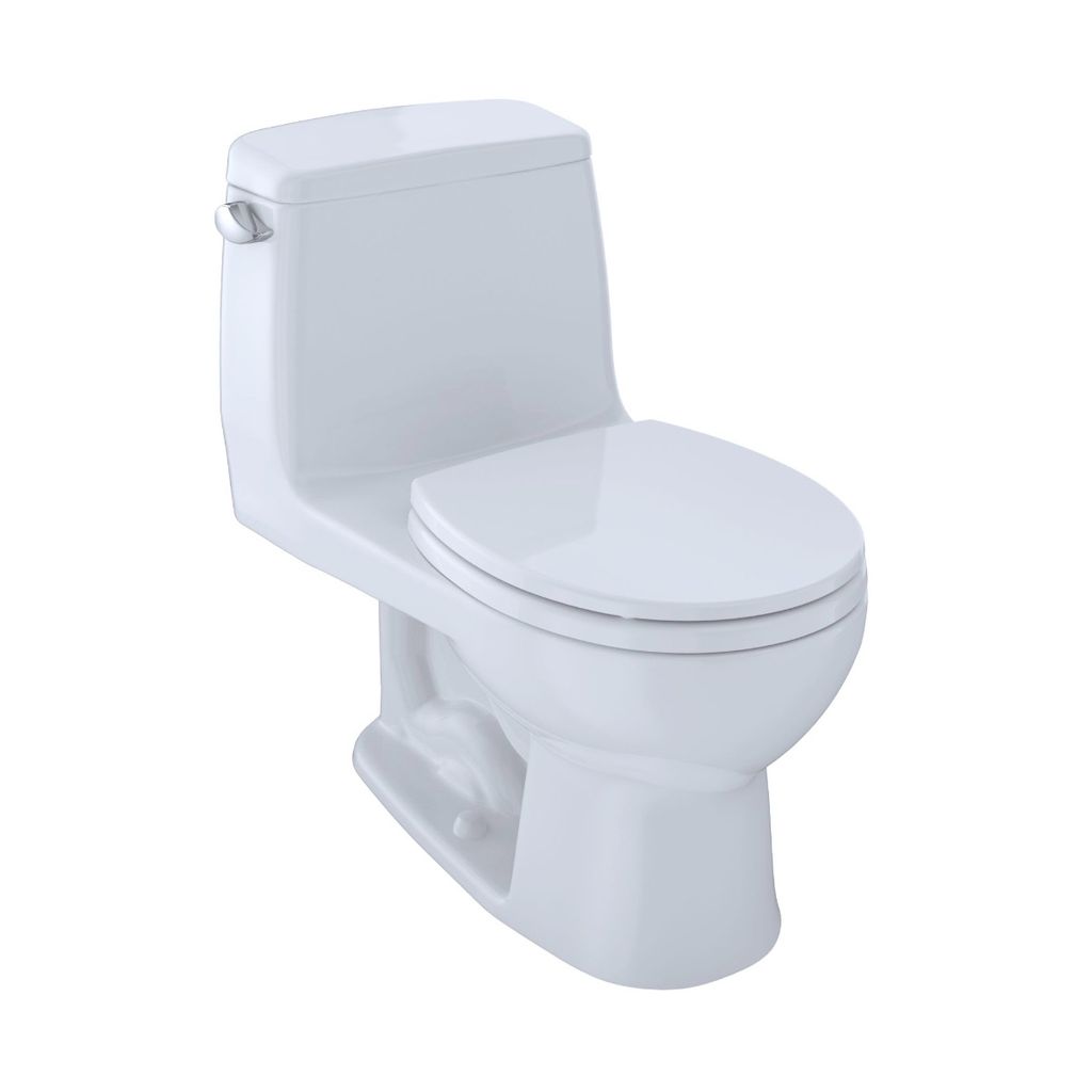 TOTO MS853113E Eco UltraMax One Piece Round Toilet Colonial White 1
