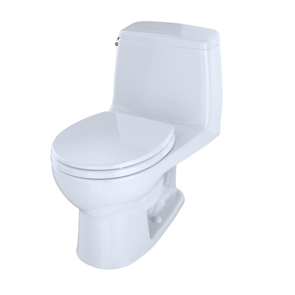 TOTO MS853113E Eco UltraMax One Piece Round Toilet Colonial White 3