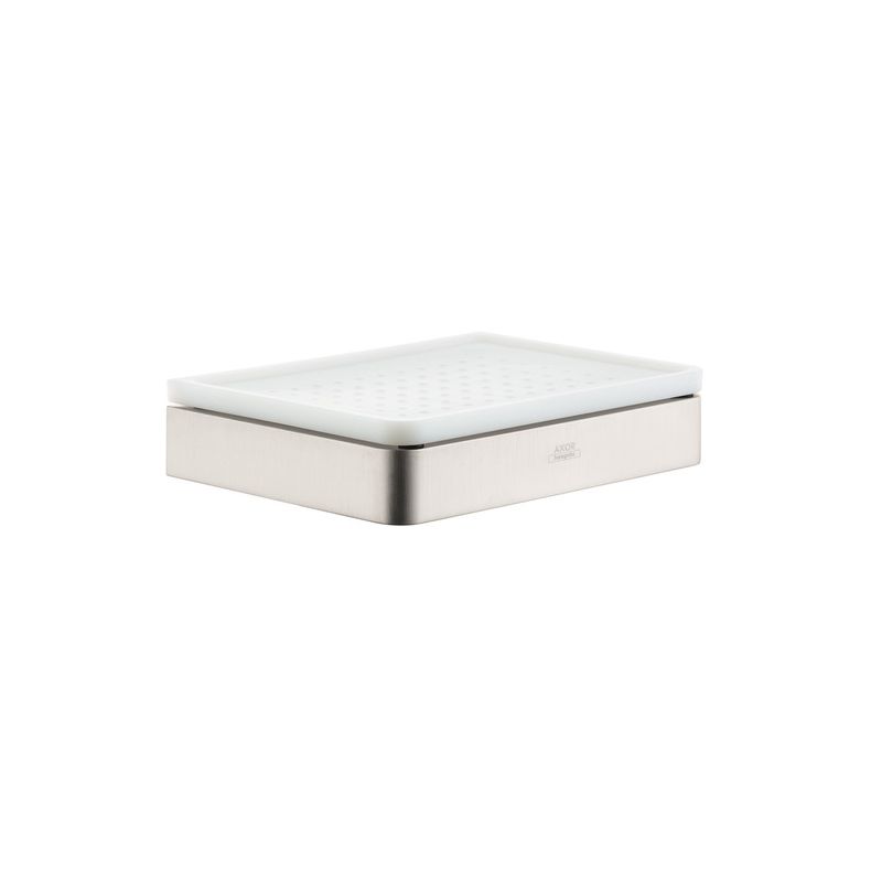 Hansgrohe 42803820 Axor Universal Soap Dish Brushed Nickel 1