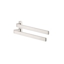 Hansgrohe 42821820 Axor Universal Dual Towel Bar Brushed Nickel 1
