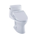 TOTO MW6042034CEFG UltraMax II WASHLET C100 One Piece Toilet Cotton 1