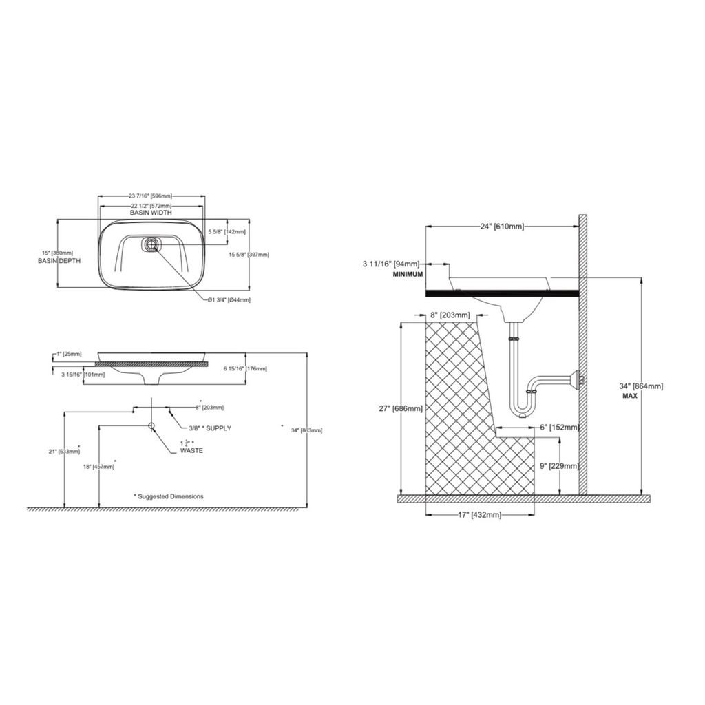 TOTO LT995G Neorest Kiwami Semi Recessed Vessel Lavatory Cotton 2
