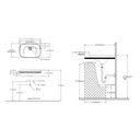 TOTO LT995G Neorest Kiwami Semi Recessed Vessel Lavatory Cotton 2