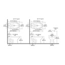 TOTO CT705UN Commercial Flushometer Ultra High Efficiency Elongated Toilet Cotton CeFiONtect 2
