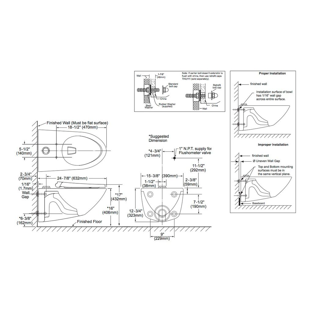 TOTO CT708U Commercial Flushometer Ultra High Efficiency Elongated Toilet Cotton 2