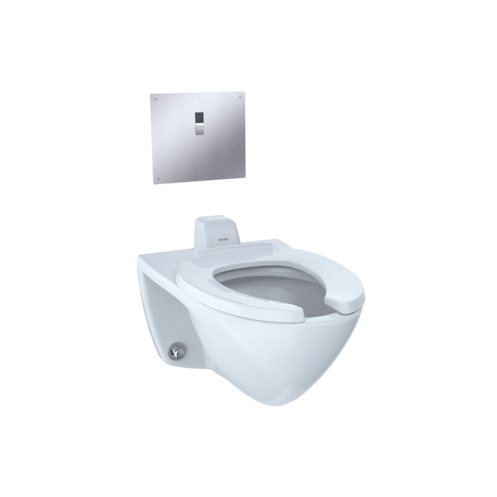 TOTO CT708UVG Commercial Flushometer Ultra-High Efficiency Toilet Cotton CeFiONtect 1