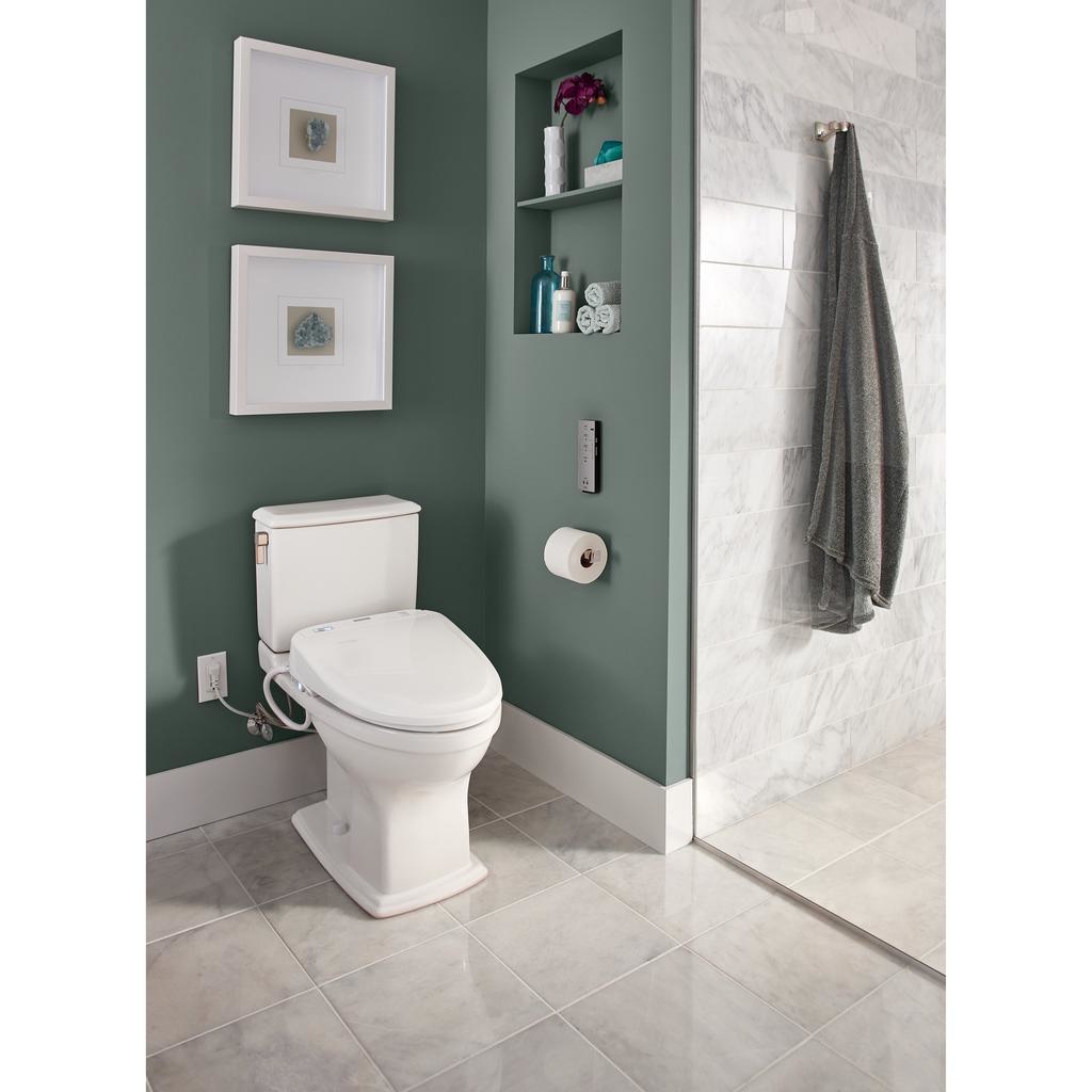 TOTO MS494124CEMFG Connelly Two Piece Elongated Toilet WASHLET Connection Cotton 3