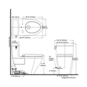 TOTO MS624124CEFG Legato One Piece Elongated Toilet WASHLET Connection Cotton 2