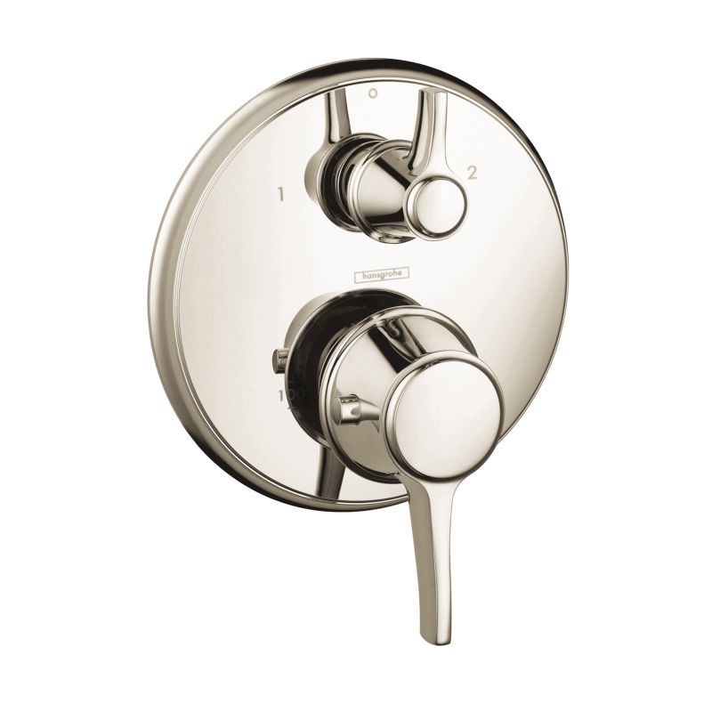 Hansgrohe 15752831 Metris C Thermostatic Trim with Volume Control Polished Nickel 1