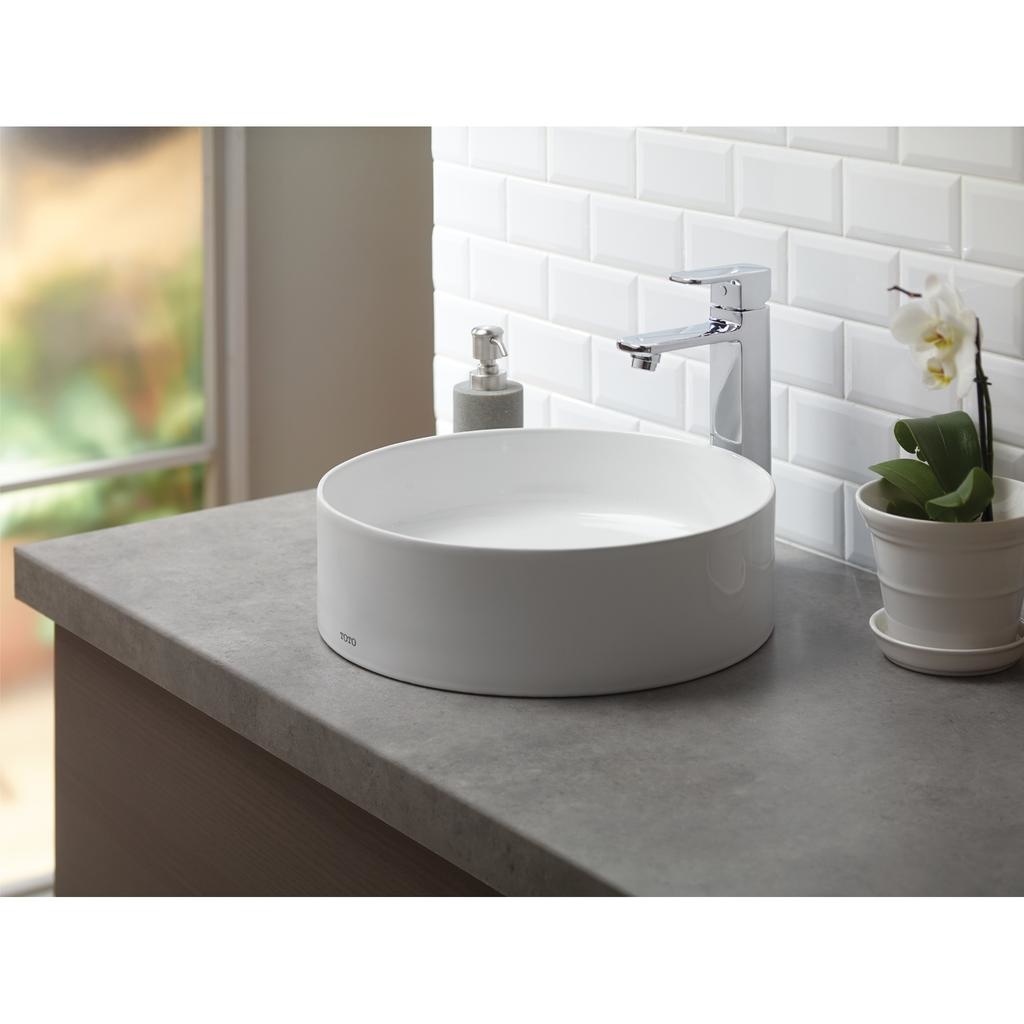 TOTO LT573 Arvina 16-9/16" Round Vessel Lavatory Sink 4