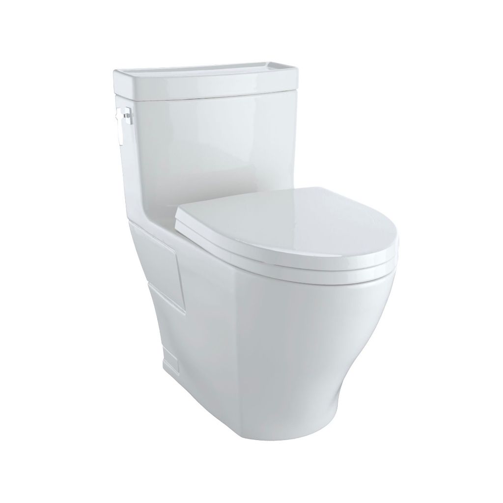 TOTO MS626124CEFG Aimes One Piece Elongated Toilet WASHLET Connection Colonial White 1