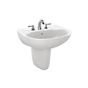 TOTO LHT241G Supreme Wall Mount Lavatory Cotton 1