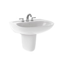 TOTO LHT242 Prominence Wall Mount 8&quot; Lavatory Sink Cotton 1