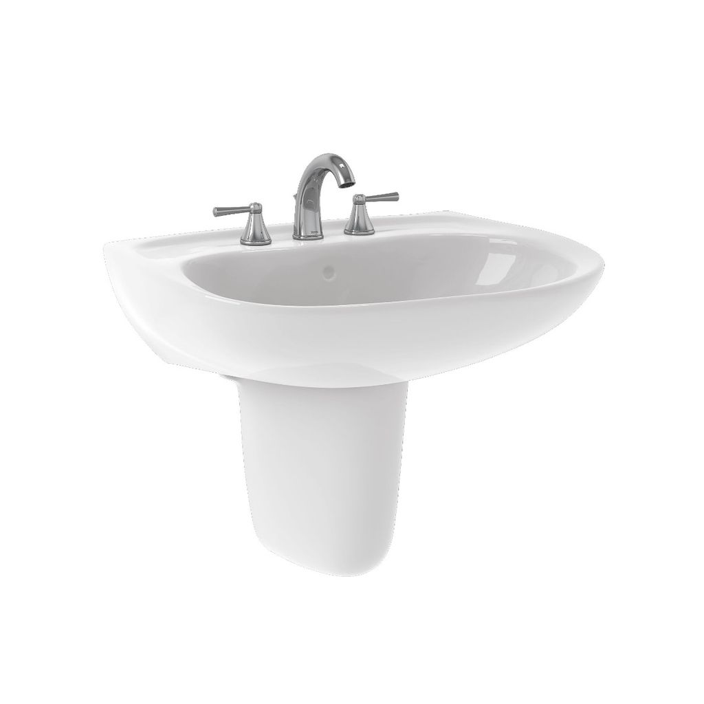 TOTO LHT242 Prominence Wall Mount 4&quot; Lavatory Sink Cotton 1