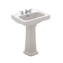 TOTO LPT532N Promenade Pedestal 8" Lavatory Cotton 1