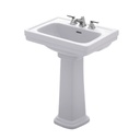TOTO LPT532N Promenade Pedestal 8" Lavatory Cotton 2