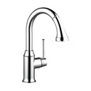 Hansgrohe 04216000 Talis C Prep Kitchen Faucet Wtih Pull Down 2 Spray Chrome 1