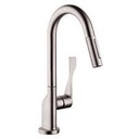 Hansgrohe 39836801 Axor Citterio Pull Down Prep Kitchen Faucet Steel Optik 1