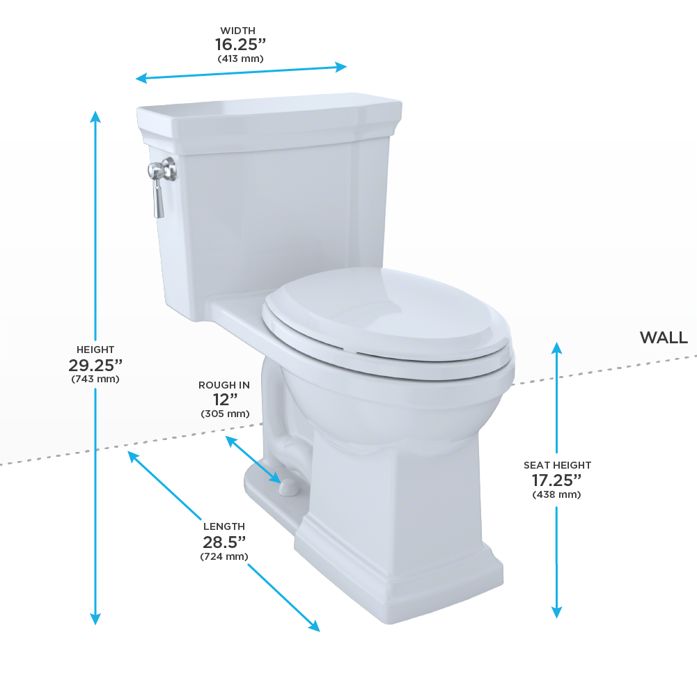 TOTO MS814224CEFRG Promenade II One Piece Toilet Cotton Right Hand 4