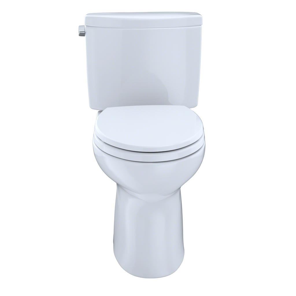 TOTO CST454CEFRG Drake II Two Piece Elongated Toilet Cotton Right Hand 3