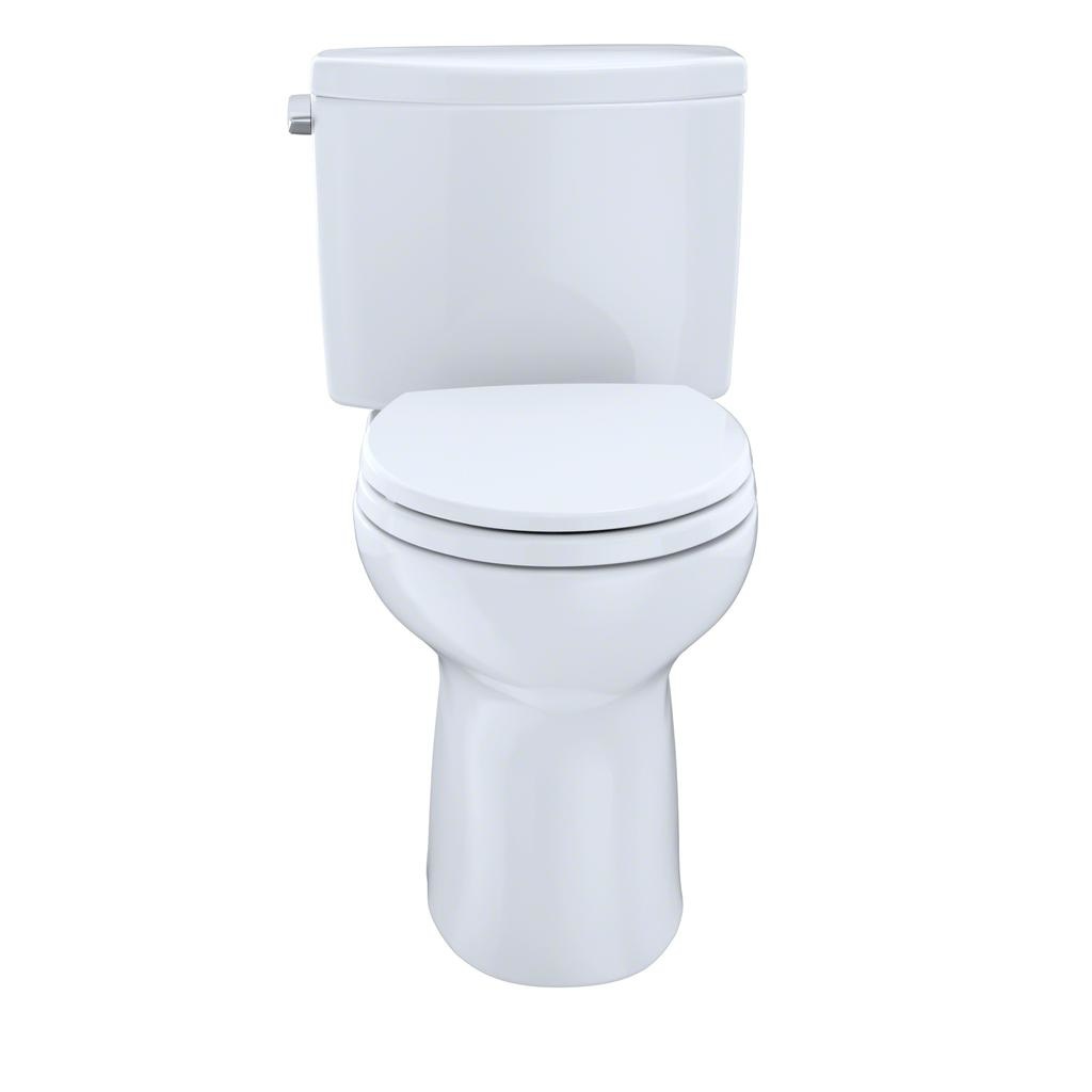 TOTO CST453CEFRG Drake II Two Piece Round Toilet Cotton Right Hand 3