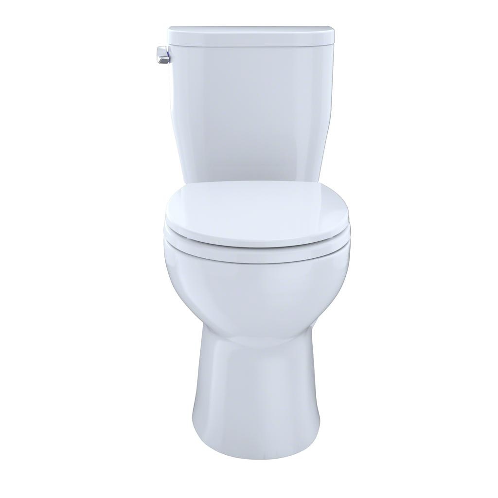 TOTO CST243EFR Entrada Close Coupled Round Toilet Cotton Right Hand 3