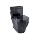 TOTO MS624124CEF Legato One Piece Elongaed Toilet WASHLET Connection Ebony 1