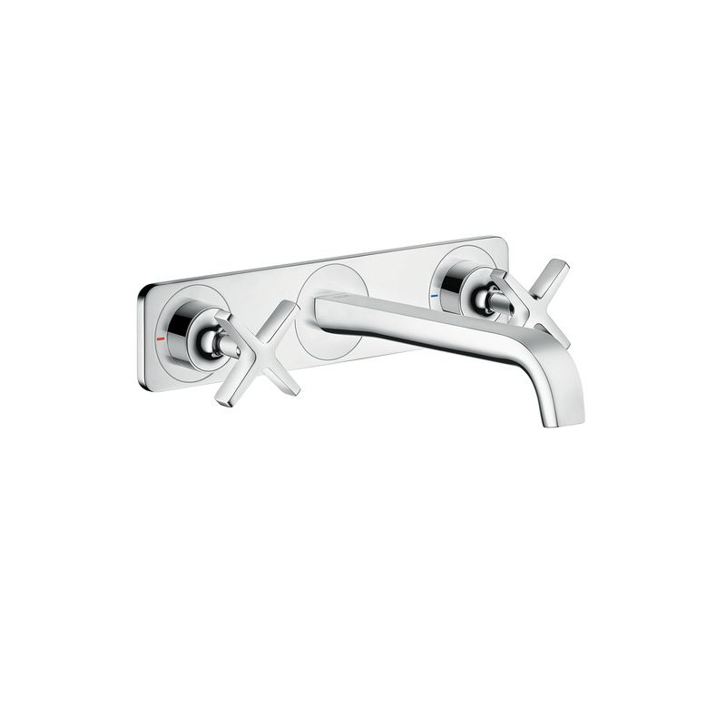Hansgrohe 36115001 Axor Citterio E Wall Mounted Widespread Faucet Chrome 1