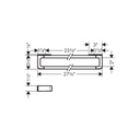Hansgrohe 42832820 Axor Universal Towel Rail Medium Brushed Nickel 2