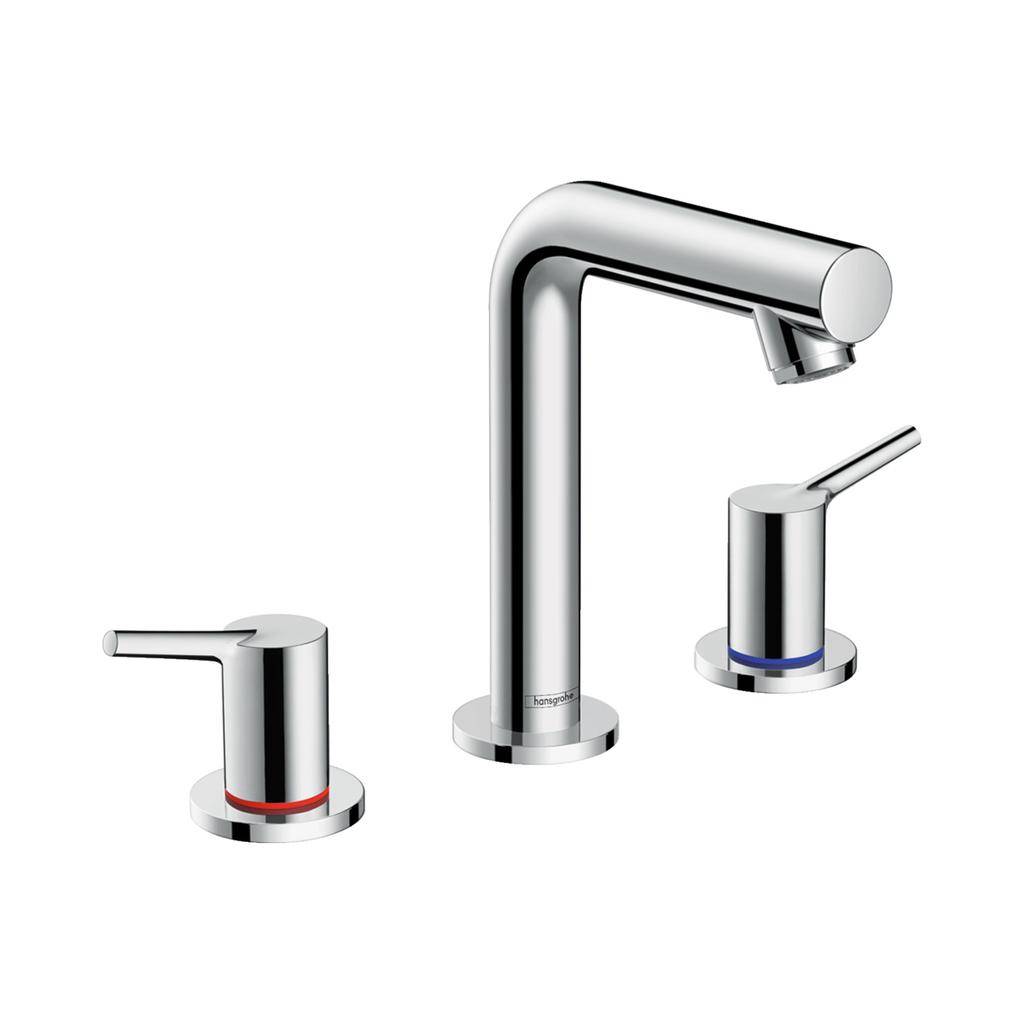 Hansgrohe 72130001 Talis S Widespread Faucet 150 With Drain Chrome 1