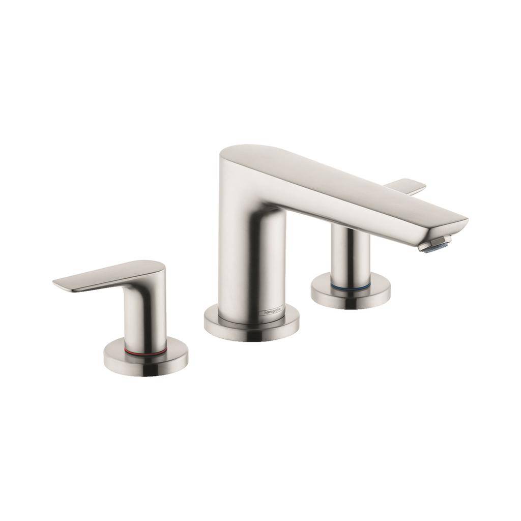 Hansgrohe 71747821 Talis E 3 Hole Roman Tub Set Trim Brushed Nickel 1