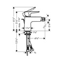 Hansgrohe 71720821 Talis E Single Hole Bidet Faucet Brushed Nickel 2
