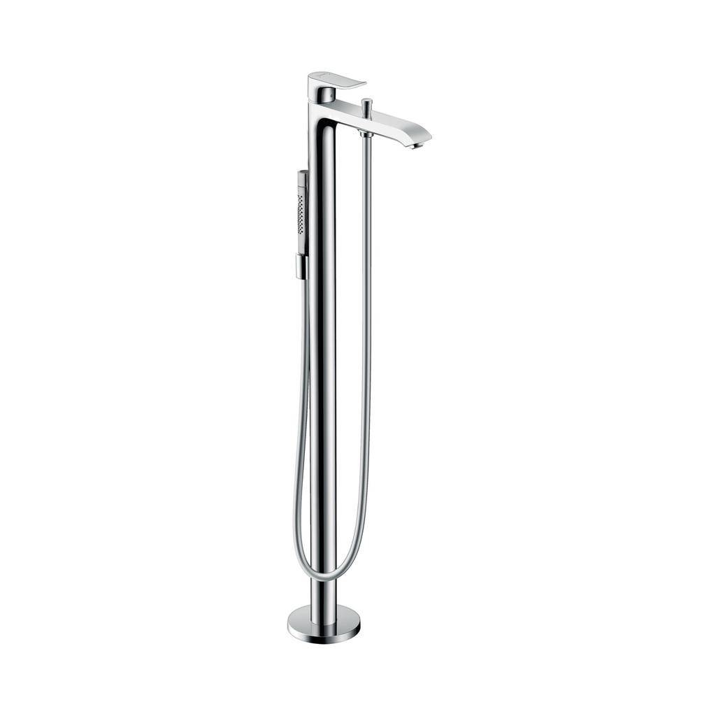 Hansgrohe 31432001 Metris Freestanding Tub Filler Trim Chrome 1