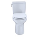 TOTO CST453CUF Drake II Two Piece Round Toilet Ebony 3