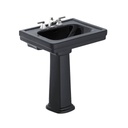 TOTO LPT530N Promenade Pedestal Lavatory 8" Faucet Centers Ebony 1