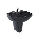 TOTO LHT241 Supreme Wall Mount Lavatory Ebony 1