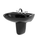 TOTO LHT242 Prominence Wall Mount Lavatory Sink 4&quot; Center Ebony 2