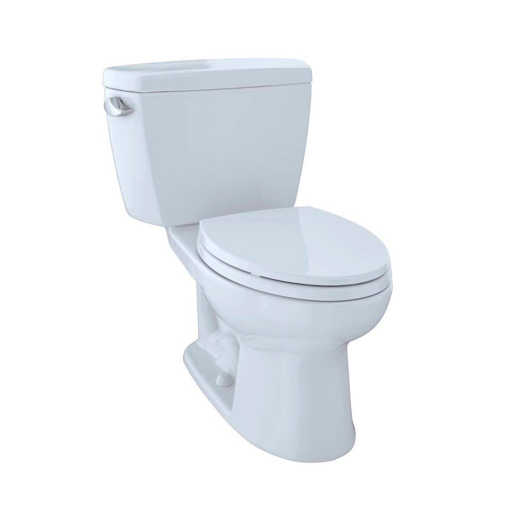 TOTO CST744SLD Drake Two Piece Elongated Toilet Insulated Tank Cotton 1