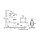 TOTO MS442234CUFG Nexus 1G Two Piece Elongated Toilet Cotton 3