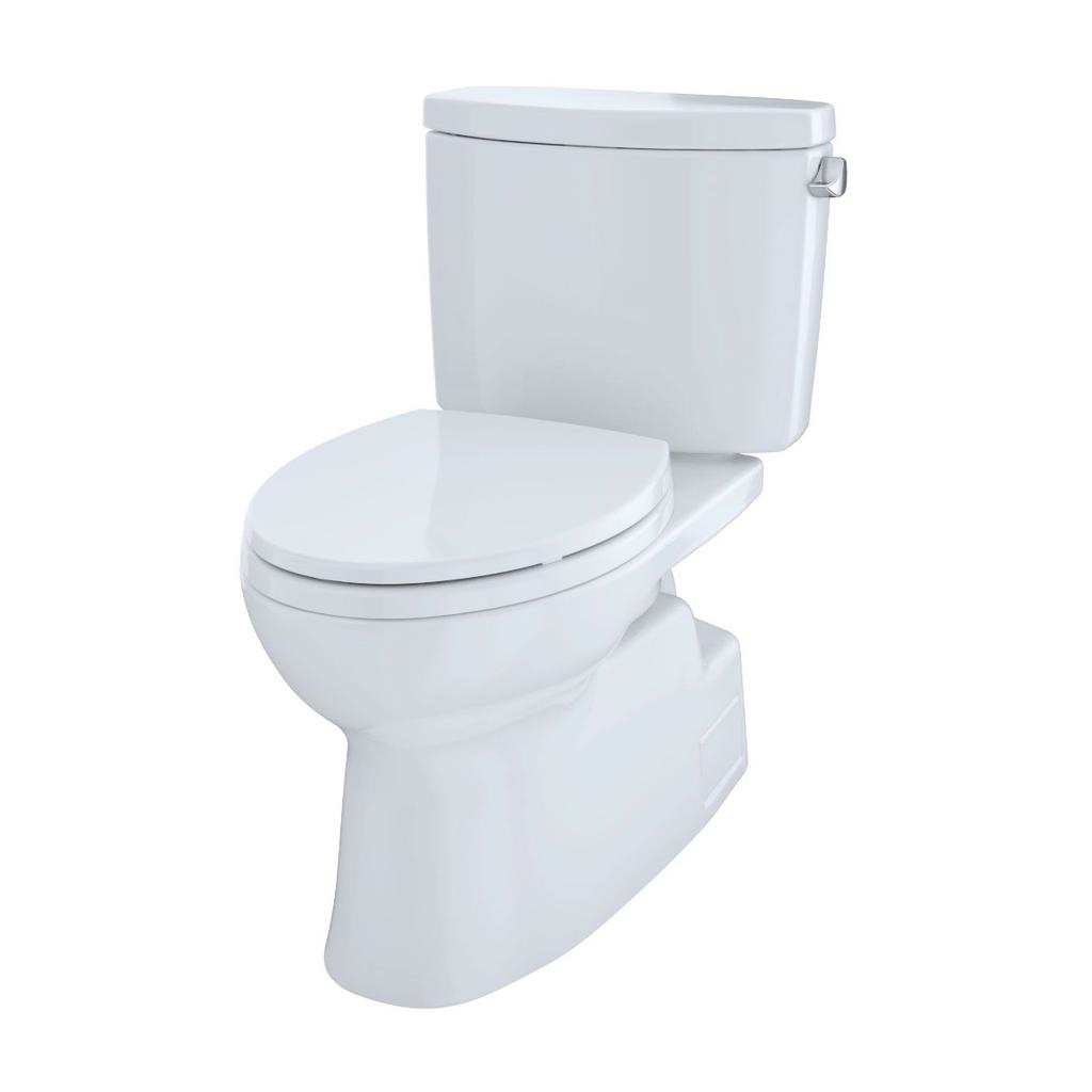 TOTO CST474CEFRG Vespin II Two Piece Elongated Toilet Right Lever Cotton 1