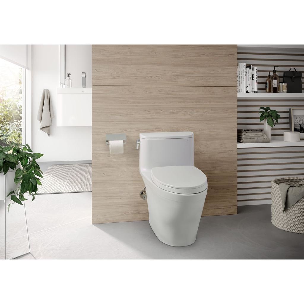 TOTO MS642124CEF Nexus One Piece Elongated Toilet Ebony 2