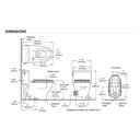 TOTO MS642124CEF Nexus One Piece Elongated Toilet Ebony 3