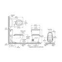 TOTO MS442124CUF Nexus 1G Two Piece Elongated Toilet Ebony 3