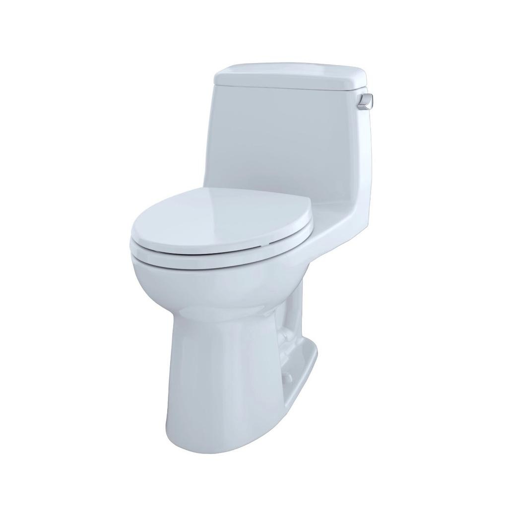 TOTO MS854114SL Ultramax One Piece Elongated Toilet Cotton Right Lever 1