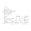 TOTO MS854114SL Ultramax One Piece Elongated Toilet Cotton Right Lever 3