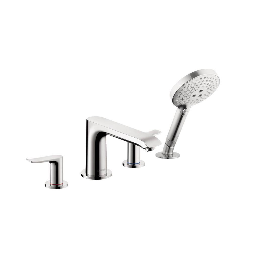 Hansgrohe 31404001 Metris 4 Hole Roman Tub Set Trim Chrome 1
